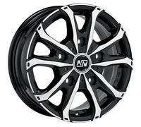 CERCHIO IN LEGA MSW MSW 48 VAN PER VOLKSWAGEN CRAFTER M1 7X17 5X120 GLOSS BLACK
