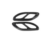 MSWBKHVUI Terminali di Scarico per Auto, per Mercedes-Benz A-Class W176 2016-2019 Copri Trim Decorativi e Finiture per marmitta Posteriore Accessori Tuning Esterni,Black