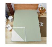 Mswborml Cotone Coprimaterasso per Futon con Cerniera, Pieghevole Fodera per Futon, Giapponese Coprimaterasso per Materasso Futon Tradizionale Lavabile Fodera Materasso Cerniera,B,100x200cm/39x79in