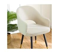 Mswborml Curvo Coprisedia Poltroncina con Braccioli 2/4 Pezzi, Universale Coprisedia con Schienale Curvo, Elasticizzato Fodera Poltroncina Sedia, Elegante Fodere Coprisedie Cucina Lavable,H,4PCS