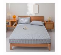 Mswborml Piccola Griglia Coprimaterasso per Materasso Futon, Antiscivolo Coprimaterasso con Cerniera Singolo Matrimoniale, Morbido Materasso Tatami per Materasso, Lavabile,D,150x200cm/59x79in