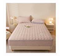 Mswborml Reticolo Fodera Materasso Matrimoniale Singolo con Elastico, Trapuntato Fodera per Futon con Cerniera, Pieghevole Copertura Protettiva per Tappetino Tatami Lavabile,F,200x220cm/79x79in