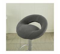 Mswborml Rotondo Copri Sgabelli Cucina con Schienale Cavo 4/2 Pezzi, Elasticizzato Coprisedie Fodere per Sgabelli Rotondi da Bar con Schienale Aperto, Girevoli Coprisgabello da Bar Lavabile,I,1PC