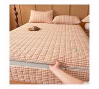 Mswborml Trapuntato Coprimaterasso per Materasso Matrimoniale Singolo, Cotone Fodere per Materasso con Cerniera, Morbido Copertura Materasso Una Piazza e Mezza, Fodera per Futon,B,150x200cm/59x79in