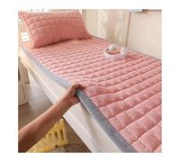 Mswborml Velluto Materassino Futon Pieghevole Matrimoniale Singolo, Portatile Tappetino da Viaggio, Tatami, Letto per Gli Ospiti, Super Morbido Topper per Pavimento, Lavatrice,E,200x220cm/79x86in