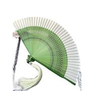 MSWgjYRQ 1 ventaglio a mano classico giapponese in seta di ciliegia, portatile, estivo, da donna, pieghevole, per eventail, mariage, abanicos, Para Boda decorativo (A21)