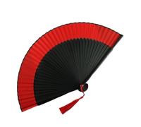 MSWgjYRQ Ventaglio cinese pieghevole a mano, 1 pezzo, ventaglio pieghevole in seta filato di bambù per ballare, cosplay, casa, ufficio, decorazione da parete fai da te (15)