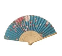 MSWgjYRQ Ventaglio pieghevole in seta vintage, retrò, cinese, giapponese, bambù, danza, mano, decorazione per la casa, ornamenti artigianali, regalo, ventagli pieghevoli (H)