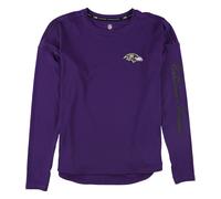 MSX Donna Baltimore Ravens Grafico T-Shirt, Viola, Piccolo