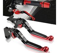 MT-09 Moto Leve Freno Frizione Set CNC Alluminio per MT09 2013-2020 MT-09 SP 2017-2020 MT 09 TRACER GT 2015 2016 2017 2018 2019 2020 (Rosso/Nero)