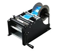 MT-30 Etichettatrice manuale for bottiglie Applicatore elettrico for stampante adesiva con tondo for bottiglie di plastica, vetro e metallo per l'ufficio logistico