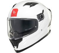 MT BRAKER SV SOLID A0 casco moto integrale bianco S