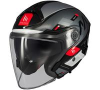 Mt Casco Moto Cosmo Sv Silence Nero/Grigio XL Nero/Grigio XL