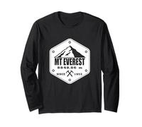 Mt Everest Nuova Altezza 8848,86 m Alpinista Nepal Regalo Maglia a Manica
