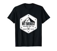 Mt Everest Nuova altezza 8848,86 m alpinista Nepal regalo Maglietta