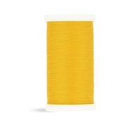 MT Filato 100 m poliestere giallo scuro - Filo da cucito durevole e flessibile per la produzione di abbigliamento e tessuti per la casa