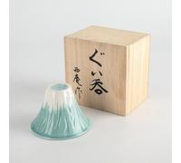 Mt.Fuji Guinomi Giapponese Sake Coppa Fujisnow Fuji Inverno Stile Giappone