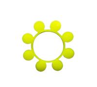 MT Giunto flessibile tampone anello in gomma fiore di prugna elemento di accoppiamento esagonale for sport PU ad alta resistenza 1 pz(100x198x35mm)