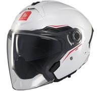 MT HELMETS - Casco Cosmo SV Solid A0 Bianco Bianco XS