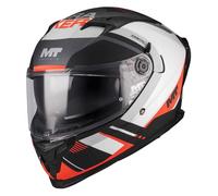 Casco integrale da moto MT Braker SV Inception B5 nero opaco-grigio-rosso M