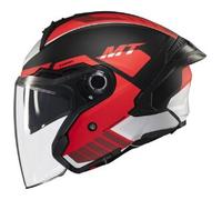 MT Cosmo SV Cruiser casco aperto rosso-nero-grigio opaco S