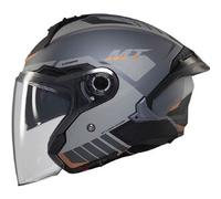 MT Cosmo SV Cruiser casco aperto grigio-nero opaco S