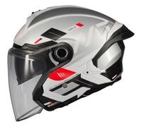 Casco moto aperto MT Cosmo SV Silence bianco-grigio M