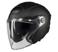 Casco da moto jet MT Cosmo SV Pure A1 nero opaco XS