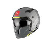 MT HELMETS casco modulare Streetfighter SV S grigio 1,327E+11 taglia S