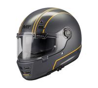 Casco integrale da moto MT Jarama SV Wild C2 nero lucido-opaco-giallo fluo S