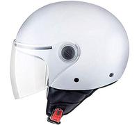 MT HELMETS STREET SOLID GLOSS PEARL WHITE M