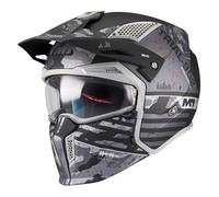 Casco modulare da moto MT Streetfighter SV S Belic B2 nero opaco-grigio XL