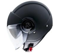 Casco Jet Mt Helmets Of502Sv B Viale Sv S Solid Opaco Nero Opaco M