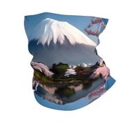 Mt. in Early Spring Printed Scaldacollo Versatili Passamontagna Unisex Sciarpa A Mezza Faccia per Campeggio Estivo Antivento Headwrap