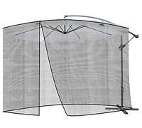 MT MALATEC 12266 Zanzariera per ombrellone, con cerniera lampo, dimensioni: 3,5 m