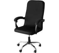 MT MALATEC Rivestimento elastico per sedia da ufficio, sedia da ufficio, sedia da ufficio, sedia da gioco, sedia girevole, elasticizzato, lavabile, nero 22887