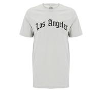 Mister Tee Maglietta Los Angeles Wording Tee MT1578 L Grigio