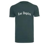 MT Men Maglietta 'Los Angeles' grigio chiaro / smeraldo Uomo MT Men M