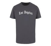 MT Men Maglietta 'Los Angeles' grigio scuro / bianco Uomo MT Men M