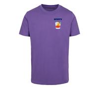 MT Men Maglietta 'Vintage Spritz' navy / grigio chiaro / lilla / arancione Uomo MT Men L navy / grigio chiaro / lilla / arancione