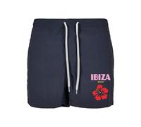 MT Men Pantaloncini da bagno 'Ibiza Beach' navy / rosa / rosso fuoco Uomo MT Men M