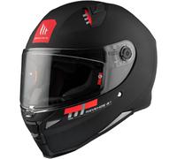 MT REVENGE 2 S SOLID A1 casco moto integrale nero opaco M