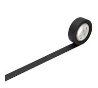 MT Solids MT01P207 - Nastro adesivo in carta Washi, 15 mm x 10 m, colore: Nero opaco