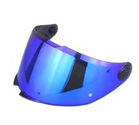 MT Stinger 2.0, Braker - Visiera per casco da moto, grigio fumo scuro, iridio, oro, specchiata, opzioni trasparenti (blu)
