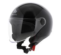 Mt Helmets Casco Jet Mt Of501 B Street S Solid Lucido Nero M