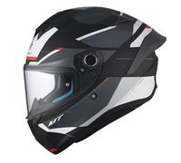 MT TARGO S KAY B2 Casco moto integrale nero-grigio-bianco opaco L