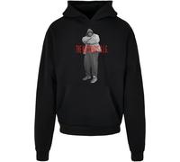 MT Upscale Felpa 'Biggie Smalls Concrete' grigio / rosso / nero Uomo MT Upscale M grigio / rosso / nero