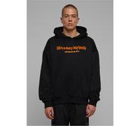 MT Upscale Felpa con cappuccio Hustle Ultra Heavy Oversize M Nero
