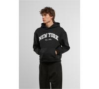 MT Upscale Felpa con cappuccio New York Collage MT3629 S Nero
