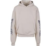MT Upscale Felpa 'God Loyalty Love' nudo / granatina / nero Uomo MT Upscale S nudo / granatina / nero